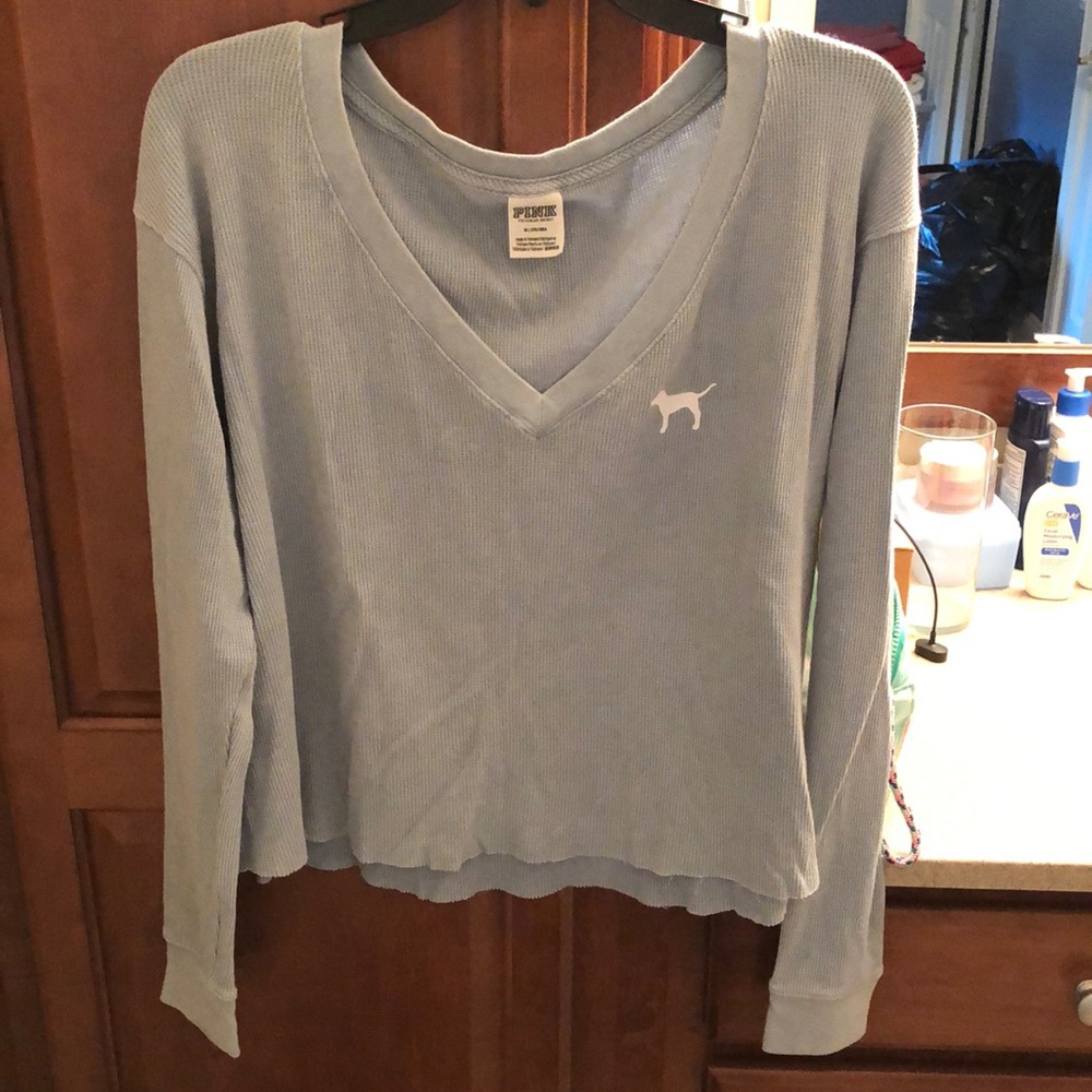 Pink long sleeved shirt